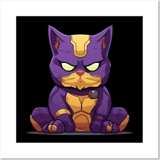 supervillain cat Posters and Art